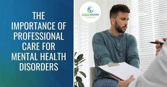 somber young man talking to mental health processional